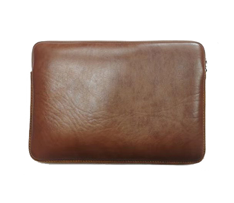 Artificial Leather Laptop Bag - Double Head Zipper